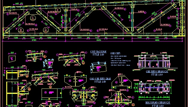Chia sẻ đến filethietke.vn Bản vẽ đồ án kết cấu thép 2 - Ảnh 3